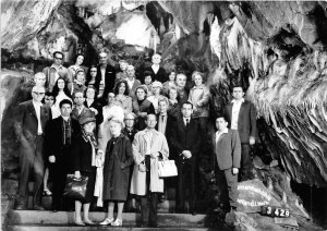 Lot270 germany blankenburg cave real photo social history Rübeland i harz