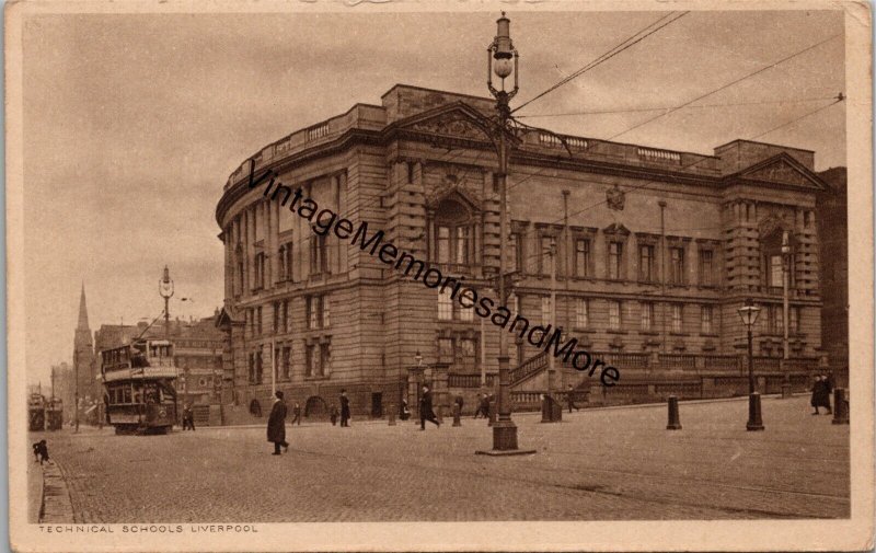 Technical Schools Liverpool Postcard PC335