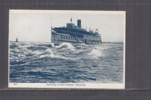 CANADA, QUEBEC, MONTREAL, SHOOTING LACHINE RAPIDS, c1930 ppc., unused.