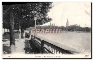 Old Postcard Niort Place de la Breche