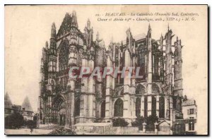 Old Postcard Beauvais Cathedral