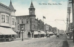 BERLIN , Wisconsin, 1900-10s ; The White Way