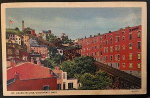 Vintage Postcard 1933 Mt. Adams Incline, Cincinnati, Ohio (OH)