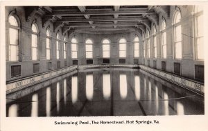 J67/ Hot Springs Virginia RPPC Postcard c1940s Interior Swimming Pool 293
