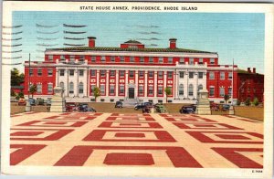 Postcard BUILDING SCENE Providence Rhode Island RI AN5586
