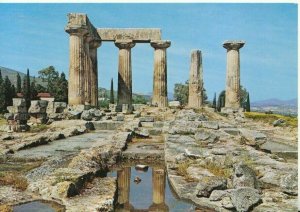 Greece Postcard - Ancient Korinthos - Archaic Temple -Temple of Apollo - TZ12363