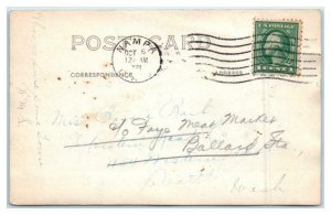 RPPC  NAMPA, Idaho ID ~ PRESBYTERIAN CHURCH 1921 Canyon County Postcard