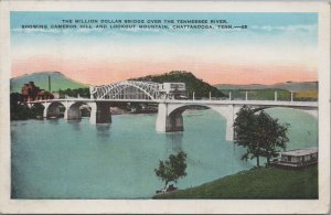 Postcard Million Dollar Bridge Tennessee River Chattanooga TN