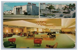 Ft Fort Myers Edison National Bank Cleveland Avenue Multi View Postcard Florida