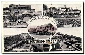 Postcard Old Southend On Sea Train