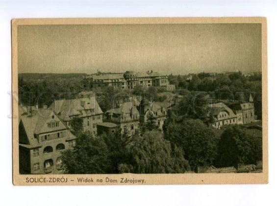 173962 POLAND SOLICE-ZDROJ Dom Zdorojowy Vintage postcard