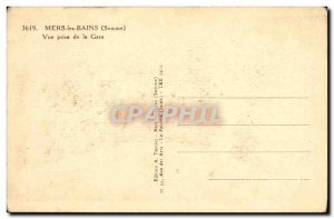 Old Postcard Mers les Bains View from the station