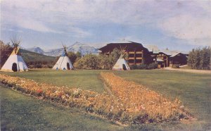 Postcard Montana Glacier National Park Hotel 1940s Roberts C1645 23-4695