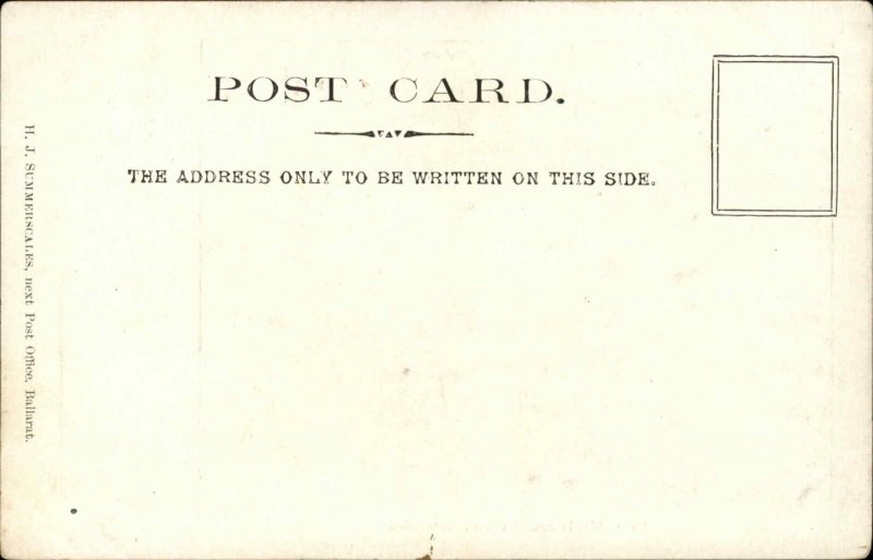 Ballarat Australia Lake Wendouree c1905 Postcard 