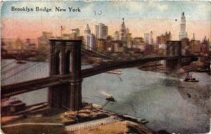CPA AK Brooklyn Bridge NEW YORK CITY USA (790286)