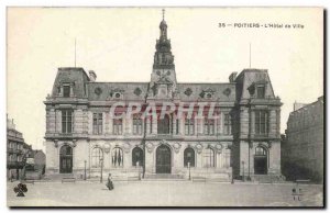 Poitiers Old Postcard L & # City 39hotel