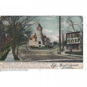 Methodist Church at King Street and Willet Avenue-Port Chester,New York 1908