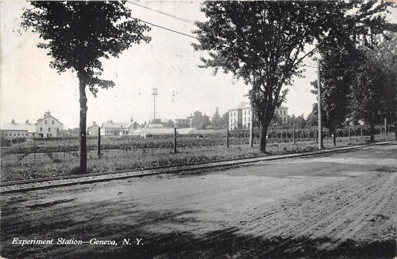 Geneva New York State Agricultural Experiment Station~Note on Back~1910 Postcard