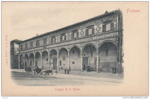 FIRENZE, Toscana, Italy; Laggia di S. Paolo, 00-10s