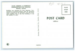 c1960s John Deere & Company Administrative Center Moline, IL Postcard
