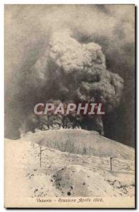 Postcard Old Volcano Vesuvio Eruzione Aprile 1906