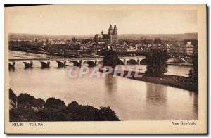 Postcard Old Tours general view