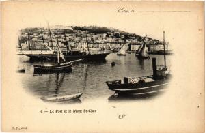 CPA CETTE - Le Port et le Mont St-CLAIR (510627)