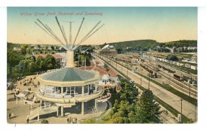 PA - Willow Grove. Willow Grove Park, The Air Ship Ride, Terminal & Speedway