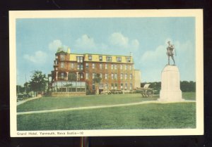 Yarmouth, Nova Scotia-N.S., Canada Postcard, View Of The Grand Hotel