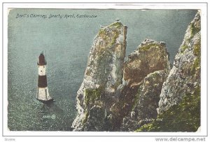 Devils Chimney, Beachy Head, Lighthouse & Eastbourne, PU-1918