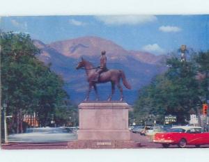 1950's STATUTE & ACACIA MOTEL Pikes Peak - Manitou & Colorado Springs CO F2573