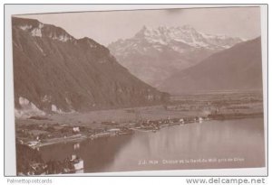 RP: Chillon et la Dent du Midi Pris de Glion, Chablais Alps, Valais, Switzerland