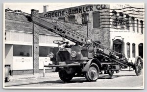 1901 LaFrance Water Tower 1915 Seagrave Tractor Scrapped In 1952  Postcard K30