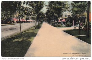 Arkansas Hot Springs Promenade Bath House Row 1909