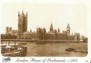 London Postcard - Houses of Parliament c,1908 - Ref TZ5194