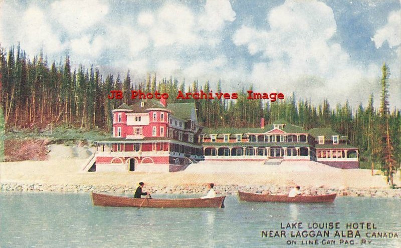 Canada, Alberta, Laggan, Lake Louise Hotel, Exterior View 