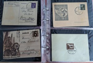 3rd Reich Germany Propaganda 64 Card Lot Group Collection 110454
