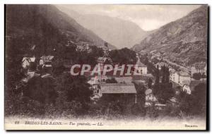 Old Postcard Brides les Bains General View