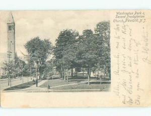 Pre-1907 PARK AND CHURCH Newark New Jersey NJ n6879