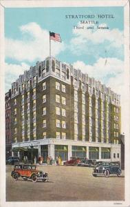 Washington Seattle Stratford Hotel 1926 Curteich