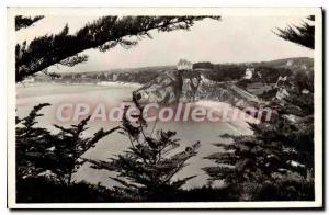 Old Postcard Morgat Brittany Finistere Ruillanec and two beaches Morgat and P...