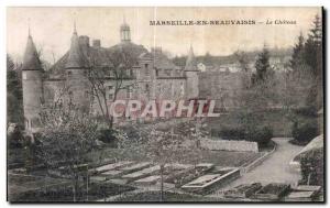Old Postcard Marseille in Beauvais Le Chateau
