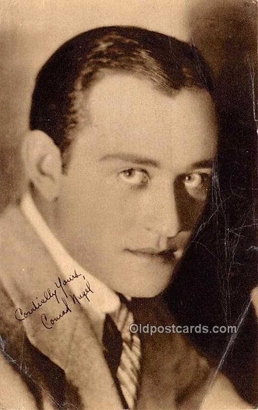 Conrad Nagel, Blatz Gum Movie Star Actor Actress Film Star Unused 