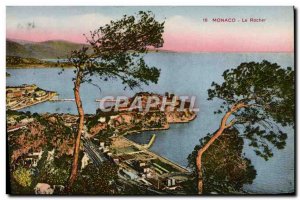 Old Postcard Monaco Rocher