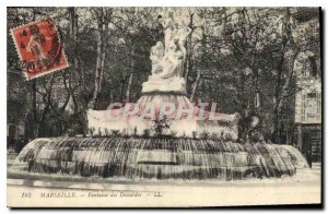 Postcard Old Marseille Fountain Danaides