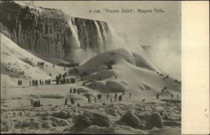 Niagara Falls NY Frozen Solid c1905 Postcard - ROTOGRAPH A1105