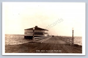 K6/ Palacios Texas RPPC Postcard c1940s The New Pavilion Pier 429