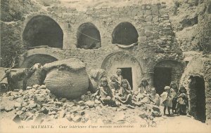 Postcard C-1910 Matmata Tunisia north Africa Underground Houses 23-11941