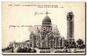 Paris Old Postcard Basilique du Sacre Coeur Montmartre