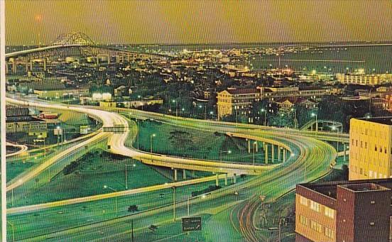 Harbor Bridge Interchange Corpus Christi Texas